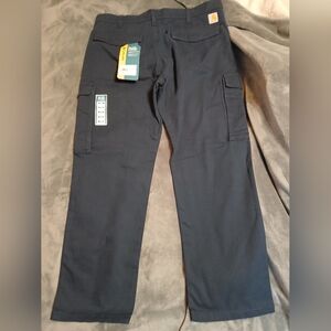 Carhartt Men's Navy Blue Cargo Work Pants